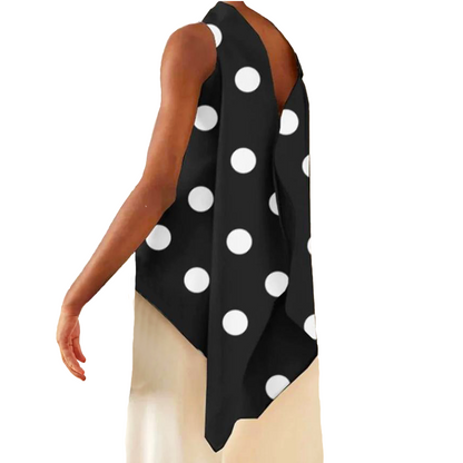 ASYMMETRICAL SLEEVELESS TOP