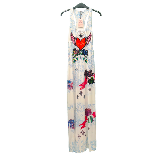 SUMMER EMBROIDERED LONG DRESS