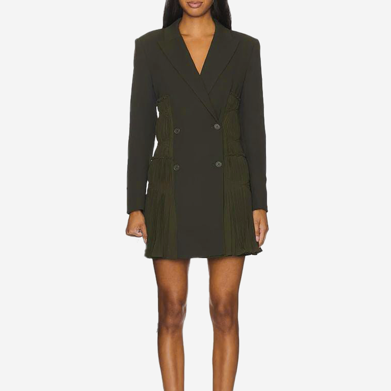 DOUBLE-BREASTED BLAZER DRESS